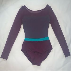 mariia long sleeve mesh leotard (ME556L)